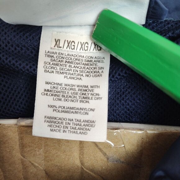 Adidas MLB New York Yankees 1/4-Zip Jacket Men's Size XL Blue Windbreaker - Picture 9 of 10